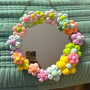 Floral mirror